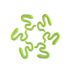 Fluid Gear Abstract Shape