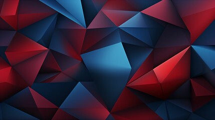 Obraz premium Arrière plan, fond graphique fait de formes triangulaires géométrique, motif moderne et coloré, illustration ia générative