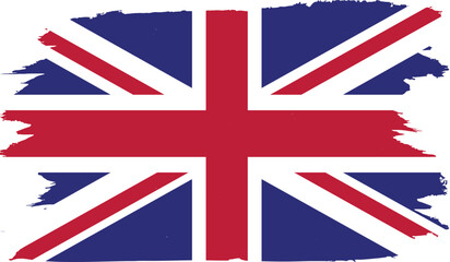 vector illustration of United Kingdom flag