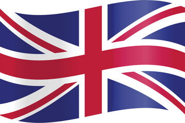 vector illustration of United Kingdom flag