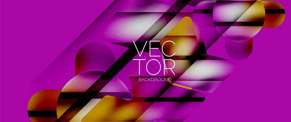 Fluid gradient arrow geometric minimal background. Vibrant, captivating liquid flow design with sleek and dynamic elements