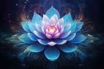 Ethereal mandalas bloom, ancient vibrations resonate in.
