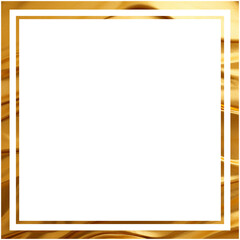 Obraz premium Elegant Golden Rectangle Frame for Decor
