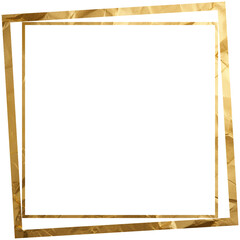 Elegant Golden Rectangle Frame for Decor
