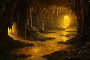 Foto op Canvas Underground reservoirs hide this liquid gold, its texture hidden below. © Kanisorn