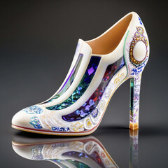 Fragile Luxury High Hell Shoes in Italian Fashion