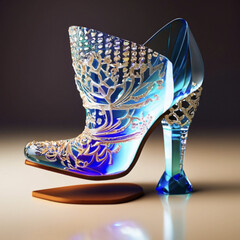 Fragile Luxury High Hell Shoes in Italian Fashion