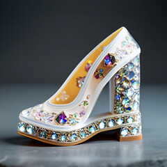 Fragile Luxury High Hell Shoes in Italian Fashion