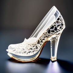 Fragile Luxury High Hell Shoes in Italian Fashion