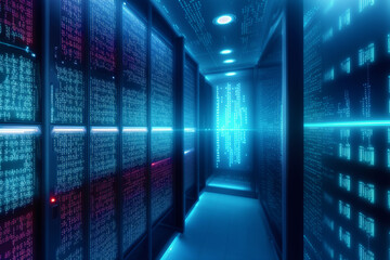 Fototapeta premium Guardians of the Digital Realm. Safeguarding Cybersecurity in the Modern Age. Generative AI