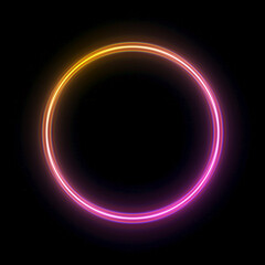 abstract background with glowing circles.
glowing neon lighting on dark background.