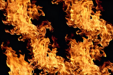 Abstract flame background in a dramatic black and red palette.