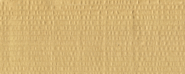 Brown and beige colored corrugated cardboard detail