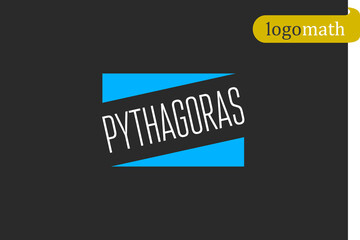 The vector is the Pythagorean logo. Consists of square root, square, exponent