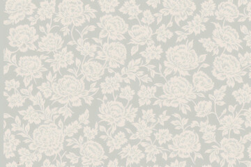 Floral pattern. Enchanting Blooms. A Captivating Floral Pattern Background. Generative AI