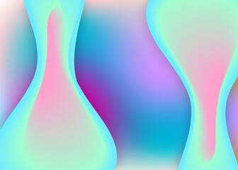 Fluid shape background with liquid dynamic elements.