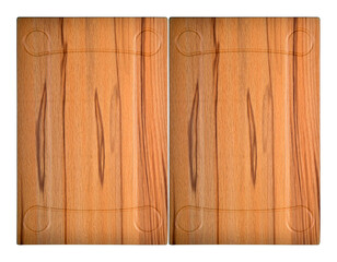 Decorative beige hornbeam two wooden kitchen cabinet door