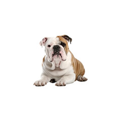 Obraz premium Bulldog dog breed no background