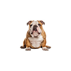 Obraz premium Bulldog dog breed no background