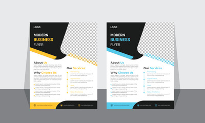 Modern and Creative Professional Unique  Business Flyer Template