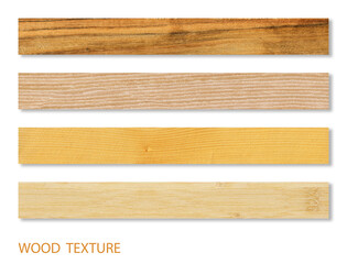 Oak walnut bamboo and pine wood, can be used as background, wood grain texture