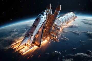 Future of travel, space tourism train