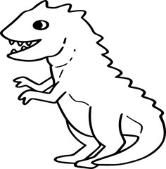 cartoon dinosaur illustration.