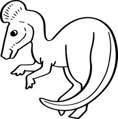 cartoon dinosaur illustration.