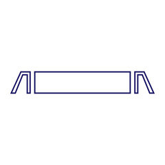 simple yellow title bar