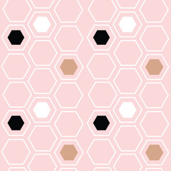 Abstract geometric pattern. Hipster Fashion Design Print Hexagonal pattern. Background from colorful geometrical figures. Simple elements of design for creation of more difficult