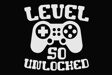 Level 50 Unlocked Funny Birthday T-Shirt Design