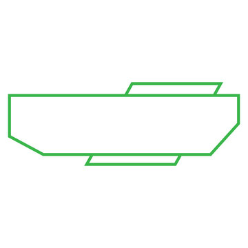 recommend clip art: green outline title bar