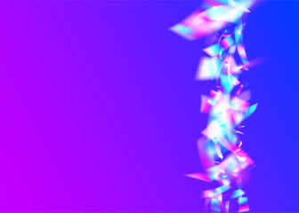 Rainbow Texture. Laser Flare. Violet Retro Sparkles. Birthday Glare. Shiny Abstract Illustration. Digital Foil. Crystal Art. Falling Confetti. Pink Rainbow Texture