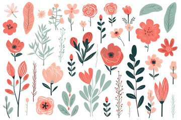 Fototapeta na wymiar Texture seamless wallpaper floral background pattern design abstract