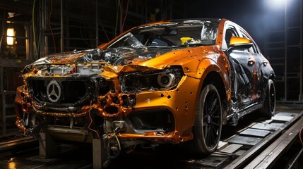 The Fast Lane: Unveiling the Classic Charm and Power of Vintage Automobiles on the Road, generative AI