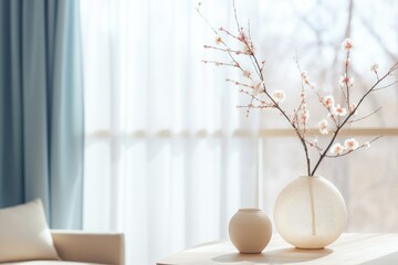 japandi interior design  - AI Generated