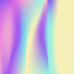 Abstract Background. Kawaii Foil. Blue Soft Gradient. Vibrant Fluid. Holographic Texture. Neon Spectrum Brochure. Metal Surface. Iridescent Texture. Purple Abstract Background