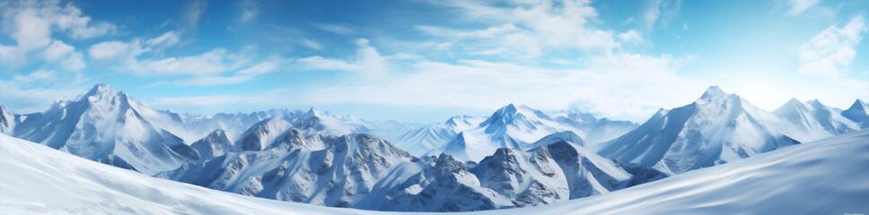 Fototapeta na wymiar Winter snow nature mountain landscape