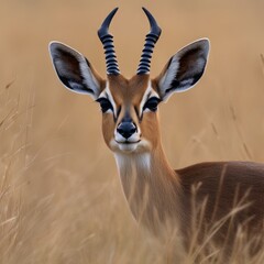 portrait of a impala in the savannah portrait of a impala in the savannah impala in the Kruger national park, south Africa