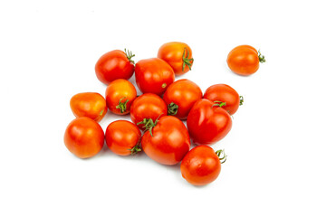 Fresh red tomato isolated on white background