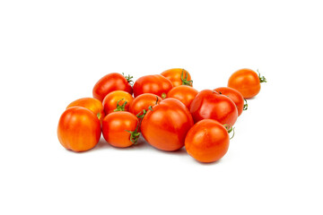 Fresh red tomato isolated on white background