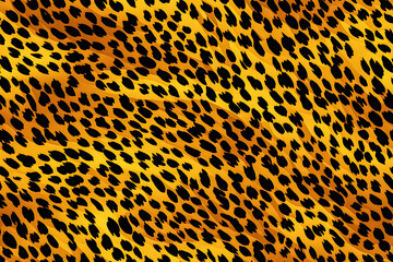 Abstract Seamless Cheetah Skin Pattern Background