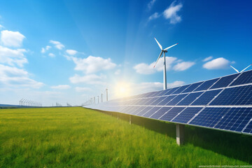 Solar energy renewable windmill panel power