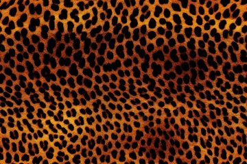 Deurstickers Abstract Seamless Cheetah Skin Pattern Background © Pixivir