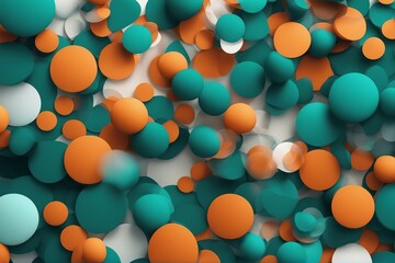 4K Abstract wallpaper colorful design shapes and textures colored background teal and orange colored