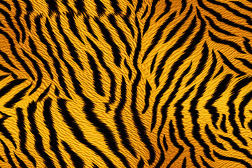 Realistic Tiger Skin Texture Pattern And Background