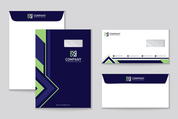Vector business style envelope templates for your project design