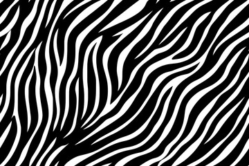 Abstract Seamless Zebra Skin Pattern Background