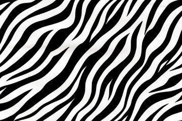 Abstract Seamless Zebra Skin Pattern Background
