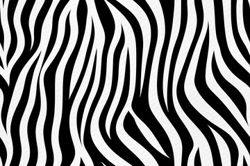 Fototapeta premium Abstract Seamless Zebra Skin Pattern Background